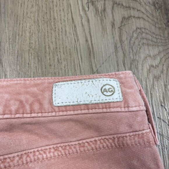 AG Adriano Goldschmied Jeans Womens 27R Pink The Legging Super Skinny Pants - Picture 10 of 13